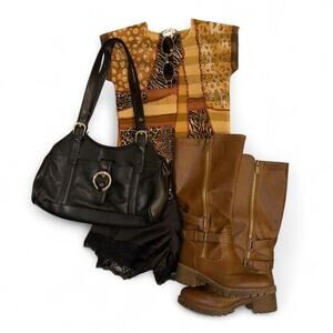 vintage vtg Y2K fairycore boho sequin animal print crinkle top